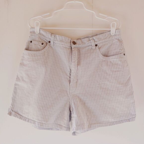 BillBlass Jeans Denim Short Size 16 Women Stripe Print Summer Fall - Picture 1 of 6